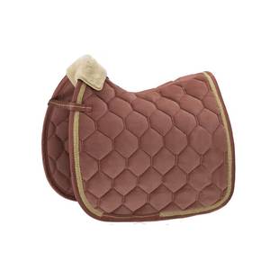 Sous-selles en coton écologiques avec absorption des chocs et sangle de maintien pour l'équitation - Dressage, saut d'obstacles et western - Product Image 1