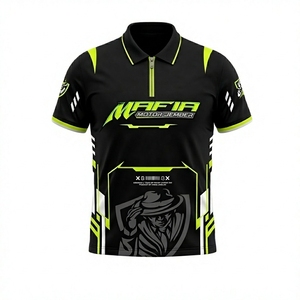 Camiseta Polo de Manga Corta para Hombre, Estilo Racing, Sublimada, para Motociclistas, Mecánicos, Ropa de Carreras de Alto Rendimiento - Product Image 1