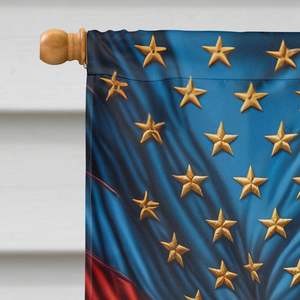 All American Boston Terrier Grand drapeau Multicolor Porch Sleeve Pole Décoratif Yard Banner Artwork Polyester House Wall Hanging - Product Image 3