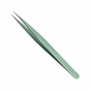 Cuticle Stainless Steel Eyelash Tweezers Pointed Tip Precision Forceps for Volume Lash Application and Beauty Salon Use - Product Image 1