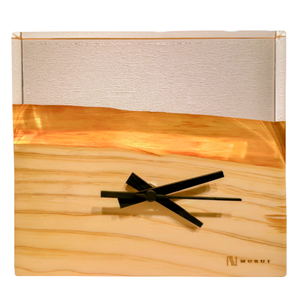 Reloj de mesa de madera de resina epoxi japonesa 100% al por mayor reloj de pared de decoración de escritorio de lujo para el hogar regalo perfecto para uso doméstico - Product Image 3