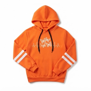 Sudadera con Capucha para Mujer, 100% Algodón Ecológico, Corte Holgado, Estilo Casual Urbano, Manga Larga, Tejido de Punto, Otoño Invierno - Product Image 5