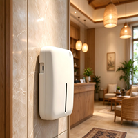 Diffuseur d'encens anhydre à double liquide, contrôlé par Bluetooth, couvre 500 m³, capacité de 300 ml, mural, arrangement pour bureau