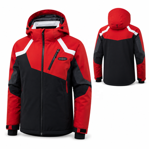 Chaqueta de Invierno con Capucha para Hombre, Chaqueta de Esquí y Snowboard con Cierre, Chaqueta Softshell Cálida, Superventas - Product Image 6