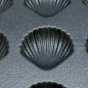 Ptf Non Stick 6 Cup Scallop Shell Baking Pan 27x19cm Quick Release Coating Easy Clean Dishwasher <b>Safe</b> Kitchen <b>Tool</b> - Product Image 5
