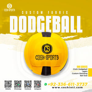 Ballon de dodgeball de haute qualité, léger, durable et écologique pour l'entraînement en extérieur |   Conception de logo de taille officielle en gros - Product Image 6