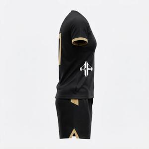 Uniforme de Fútbol de Alta Gama para Mujer con Estampado Sublimado y Logotipo Blanco, 100% Poliéster, Manga Corta, por RIVIAN ATLANTIC - Product Image 4