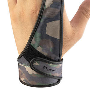 Gants de pêche en néoprène style camouflage avec logo personnalisé, résistants aux UV, en tissu doux, à doigts courts, pour la pêche en lac - Product Image 5
