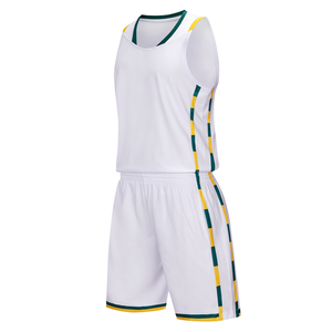 Conjunto de Uniforme de Baloncesto Sublimado Personalizado para Hombres y Jóvenes, Camisetas y Pantalones Cortos de Entrenamiento de Equipo de Tela de Malla Transpirable, Alta Calidad - Product Image 2