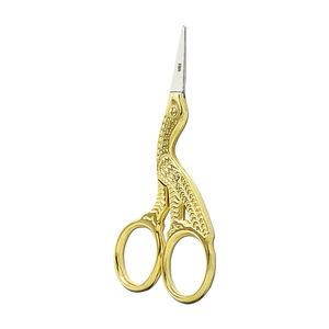 Ciseaux de couture de précision vintage à bec droit de 9,2 cm pour broderie, pour droitiers, pointe acérée, UBI, pour loisirs créatifs, lames en acier à haute teneur en carbone - Product Image 4
