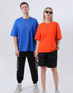 T-shirt à manches courtes pour homme, noir et blanc, 100% coton, poids lourd 180g, col rond, coupe classique, imprimé, style streetwear, jersey - Product Image 4