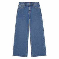 Jean en denim MetroFlex vintage délavé coupe large pour homme, en coton premium écologique, style streetwear décontracté, idéal automne-hiver