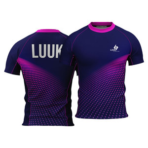 T-shirt de sport pour homme personnalisé, sublimé, à manches courtes, anti-UV, écologique, séchage rapide, compression, pour la gym et les loisirs - Product Image 4