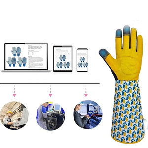 Guantes de Jardinería de Cuero Vacuno Resistentes al Por Mayor para Hombre y Mujer, Premium, OEM, Personalizables, de Protección, para las Cuatro Estaciones, de Secado Rápido - Product Image 5
