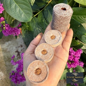Discos Redondos de Turba de Coco Comprimida Ecológica Vietchoice para Cultivo de Plantas y Germinación de Semillas con Alta Retención de Agua - Product Image 5