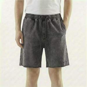 Pantalones Cortos Personalizados para Hombre, Desgastados, con Cordón en la Cintura Elástica, Dobladillo sin Rematar, Largo hasta la Rodilla, Estilo Vintage, Casual, para Verano - Product Image 4