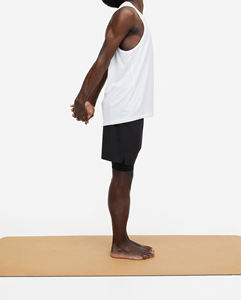 Camiseta sin Mangas Deportiva para Hombre, Transpirable, de Alta Calidad, Cuello Redondo, Diseño Liso, 100% Poliéster, Secado Rápido, para Verano, Venta al Por Mayor - Product Image 6