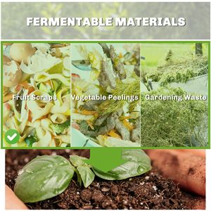 Composteur à vers pour l'extérieur et l'intérieur de 7,4 gallons, recyclateur de déchets alimentaires à 4 plateaux - Orange - Product Image 4