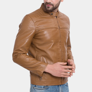 Genuine Sheep Skin Leather <b>Jacket</b> Men <b>Slim</b> <b>Fit</b> Short Coat Men Fashion Men's Leather <b>Jacket</b> - Product Image 3