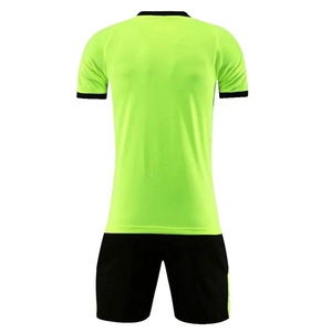 Conjunto de Camiseta de Fútbol Verde Neón para Hombre, Manga Corta, Absorbe la Humedad, Transpirable, Secado Rápido, Corte Regular, para Todas las Temporadas - Product Image 2