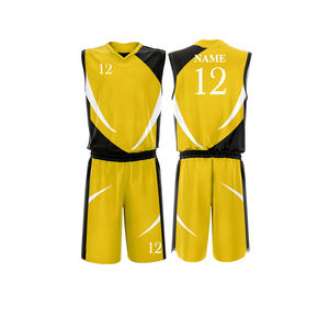 Uniforme de Baloncesto sin Mangas para Hombre, Nuevo Diseño, 100% Poliéster, Colores Personalizados, Secado Rápido, Transpirable, Tallas Grandes, Último Estilo - Product Image 5
