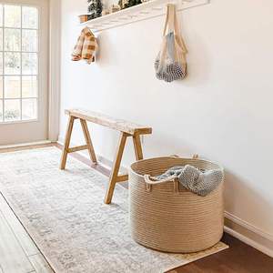 Premium Jute <b>Storage</b> Bins – Handmade Natural Fiber <b>Storage</b> <b>Basket</b> for Clothes, Toys and Home Organization - Product Image 6