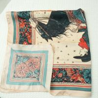 Pañuelos de Cabeza Tipo Bandana de Seda de Estilo Bohemio Retro de Nuevo Diseño, de Alta Calidad, Duraderos, de Secado Rápido, para Todas las Estaciones, para Mujeres y Niñas