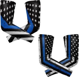 Manchons de compression sportifs personnalisables anti-UV, protection solaire respirante pour baseball et cyclisme, vente en gros - Product Image 3