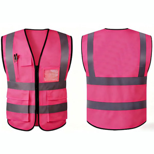 Chaleco de Seguridad Multifuncional Transpirable de Alta Visibilidad con Logotipo Personalizado, con Bolsillos Reflectantes, Unisex, de Poliéster - Product Image 6