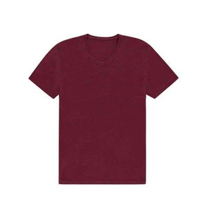 เสื้อยืดผู้ชาย OEM ผ้าฝ้าย 100% ทรงปกติ แขนสั้น คอกลม สีพื้น ผ้าถัก สวมใส่สบายๆ ทุกวัน - Product Image 3