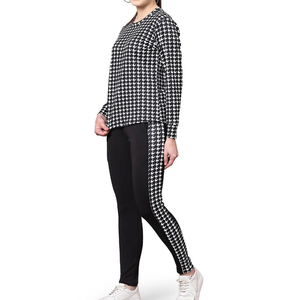Conjunto Deportivo de Mujer de Primera Calidad, Fabricante Pakistaní, Venta Caliente, Invierno, Informal, Poliéster/Algodón, Color Sólido, Secado Rápido - Product Image 2