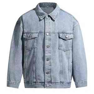 Chaqueta Vaquera de Invierno para Hombre, Estilo Vintage, Casual, Resistente al Viento y al Agua, Hecha a Medida, Chaquetas Vaqueras Clásicas - Product Image 1