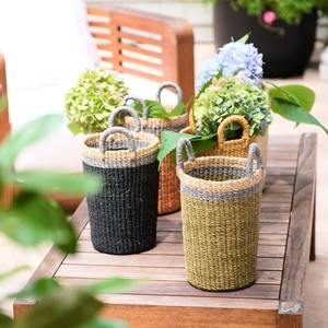 Cesta de algas marinas de color personalizado, cesta de almacenamiento hecha a mano, venta al por mayor, ecológica, hecha en Vietnam - Product Image 2
