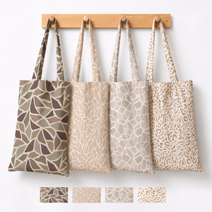 <b>Large</b> Women's <b>Canvas</b> Tote <b>Bag</b> Reusable Cotton Shopping <b>Bag</b> for Everyday Use, School, Office & Travel - Product Image 2