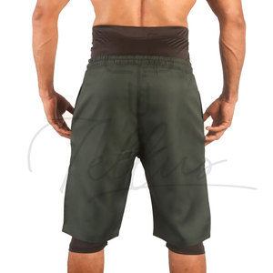 Customized Logo New Awrah Covering Activewear Sunnah Men's Halal Swimming Shorts <b>Islamic</b> Swimwear Men Awrah Shorts - Product Image 3