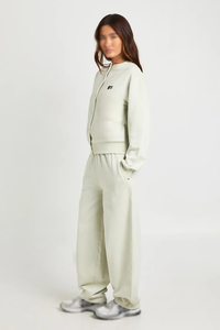 Conjunto de Sudadera con Cuello Alto y Pantalones Anchos para Mujer, Dos Piezas, Estilo Casual Urbano, Conjunto Coordinado de Felpa Suave, Proveedor de Chándales - Product Image 2