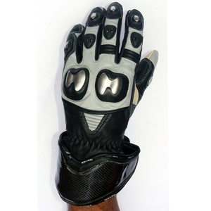 Gants de moto de course unisexes respirants en cuir véritable de haute qualité, couleur personnalisée, vente en gros, Keven Impex KI-RG0033 - Product Image 1