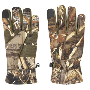 Hunting Gloves for Outdoor Use Waterproof Insulated Lycra & Spandex High Sensitivity Fingers Anti-Slip <b>Hook</b> & Loop Closure - Product Image 2
