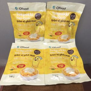 O'Food Tokpokki Coreano Instantáneo al por Mayor, 140g/bolsa, Sabor Queso, Daesang, Precio al por Mayor, el Más Vendido, la Mejor Comida Coreana - Product Image 1