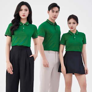 Polo de ajuste clásico estirable para hombre y mujer, 95% algodón Spandex, cómodo para todas las actividades, precio de fábrica - Product Image 2