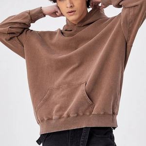 Sudadera con Capucha de Invierno Unisex Vintage con Logotipo Personalizado OEM, Lavado Ácido, para Hombre, Estilo Urbano, Bordado e Impresión, Calidad Premium, 100% Algodón - Product Image 5