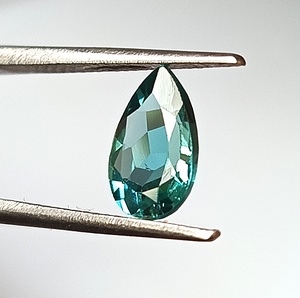 Aqua Blue Natural 1.30 Carat Zambian Calibrated Pear Cut Premium Quality Tourmaline Loose <b>Stone</b> Good <b>Fire</b> Natural Stones - Product Image 3