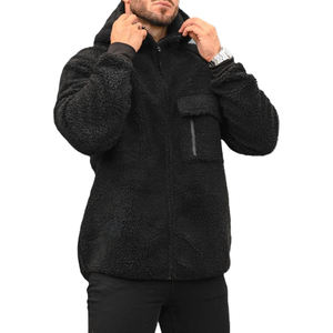 Sweat-shirt à capuche unisexe en polyester/nylon, doublé polaire, teint en masse, écologique, respirant, coupe oversize, épais, pour l'automne, style streetwear - Product Image 2