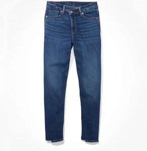 กางเกงยีนส์เดนิมยืดทรงบอยเฟรนด์เอวกลางสีเข้มสไตล์วายทูเคสุดเท่สำหรับผู้หญิงใส่หน้าร้อนแบบซิป - Product Image 5