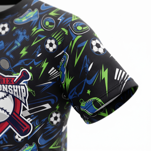 เสื้อเบสบอลทีมแบบกำหนดเอง แห้งเร็ว ผลิตจากโพลีเอสเตอร์ตาข่าย สำหรับฝึกซ้อมกีฬา ขายส่ง ออกแบบลายแบบซับลิเมชั่น รับผลิตแบบ OEM - Product Image 4