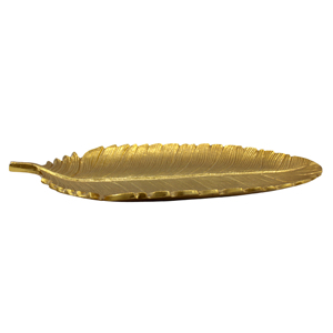 Bandeja de Hojas Grandes de Calidad Perfecta para Restaurantes u Hoteles, Bandeja Decorativa de Aluminio Plateado para Servir Platos Especiales - Product Image 6