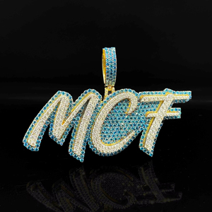 Colgante Personalizado Urban Ice Grand Empire con Diamantes Helados - El Legado del Hielo, Aleación Plateada - Product Image 1