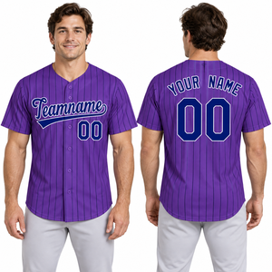 Maillot de baseball personnalisé pour homme, rouge, col en V, manches courtes, respirant, en polyester, avec impression du nom et du numéro de l'équipe, vêtements de sport - Product Image 5