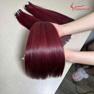 Cheveux humains vietnamiens vierges africains de haute qualité, couleur naturelle, lisses comme des baguettes, en trame - Product Image 5