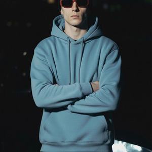 Casual Fashion Oversized Hoodie With Kangaroo Pocket Premium Cotton <b>Pullover</b> Streetwear Fashion Clothing <b>Men</b> Oversized Hoodie - Product Image 4